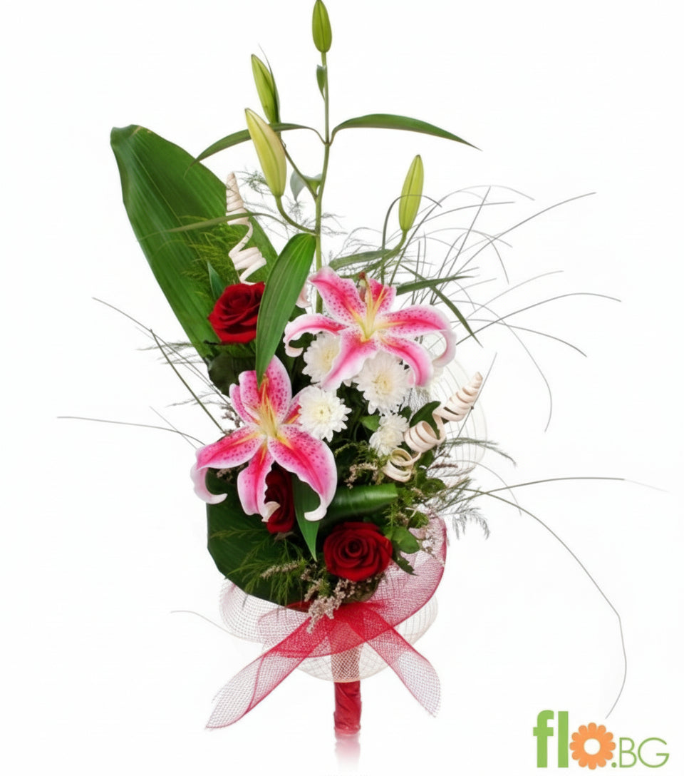 Лилиум, Хризантема и Рози