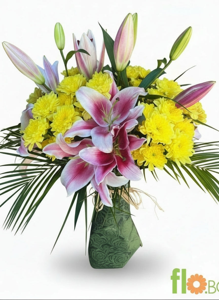 ЛИЛИУМ И ХРИЗАНТЕМА