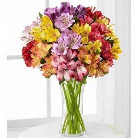 15 Алстромерии