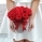 15 червени рози в луксозна кутия