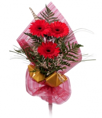 Gerbera bouquet 3 pcs.