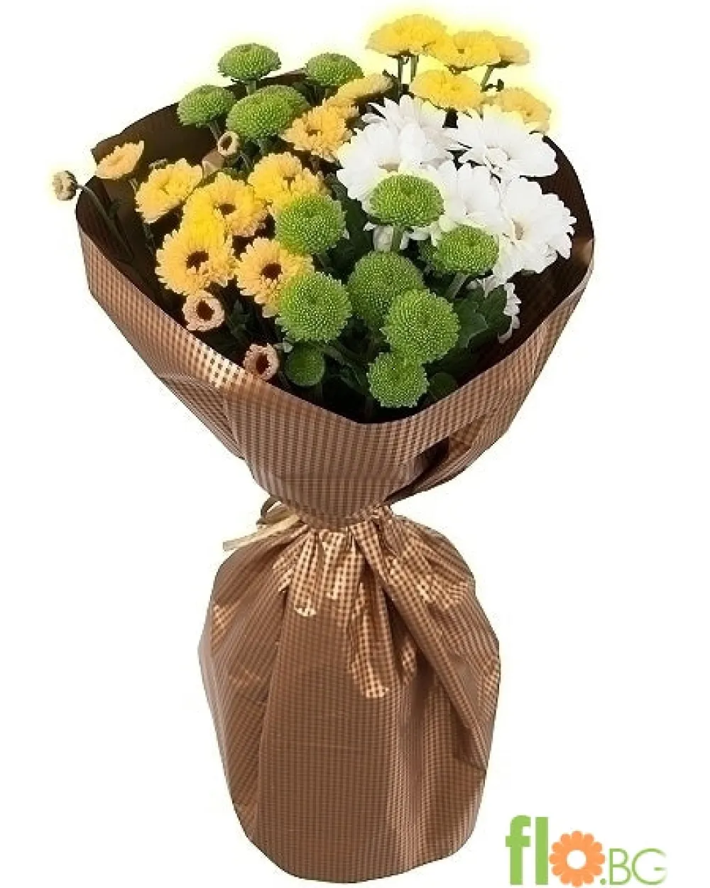 Chrysanthemums Mix – green and yellow